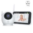 ABM100 4.3" Wireless Baby Monitor with Night Vision & 360 Camera UK Plug - 1