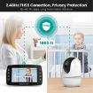 SM43A 4.3" Color Display Night Vision Baby Monitor Camera (US Plug) - 3