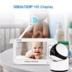 DY55A Video Baby Monitor 5" Screen with Lullabies & Camera (EU Plug) - 3