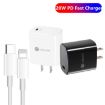 PD11 20W USB-C Fast Charger with 1m Type-C to 8 Pin Cable, US Plug, Black - 2