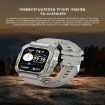 H30 1.91" Silver Smart Watch with Heart Rate & Blood Pressure Monitor - 6
