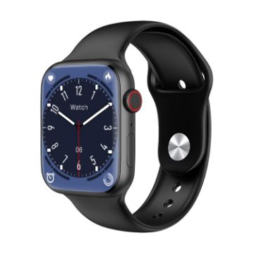 W59 Smart Watch, 2.2" Color Screen, Heart Rate & Blood Pressure Monitor, Black - 1