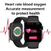 WS88 1.96" Smart Watch - Heart Rate & Blood Pressure Monitor (Black) - 7