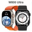 W800 Ultra Smart Watch, 2.02" Color Screen, Heart Rate/BP Monitor, Orange - 3