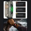 W800 Ultra Smart Watch, 2.02" Color Screen, Heart Rate/BP Monitor, Orange - 7