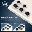 Samsung Galaxy S23 Ultra 5G Camera Lens Glitter Ring Tempered Glass - 2