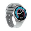 Q3 Max 1.36" Smart Watch, Heart Rate/Blood Pressure Monitor, Silver Strap - 3