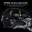 Q3 Max 1.36" Smart Watch, Heart Rate/Blood Pressure Monitor, Silver Strap - 5