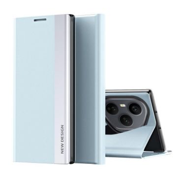For Honor 400 Pro Global Leather Phone Case Light Blue 160.8mm - 1