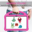 TCL Tab 10 Gen2 2023 EVA Shockproof Tablet Case with Holder - Rose Red - 5