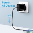 NORTHJO NOPD2001 20W USB-C Fast Charger UK Plug - Black - 2
