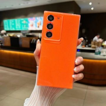 Samsung Galaxy S23+ 5G Orange Glitter TPU Phone Case - 1
