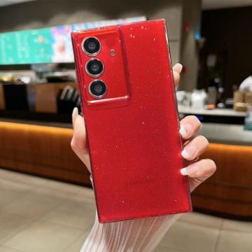Samsung Galaxy A15 5G Red Glitter TPU Phone Case - 1