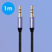 NORTHJO MTM03 3 Pole 3.5mm Male to Male Stereo Audio Cable 1m - 5