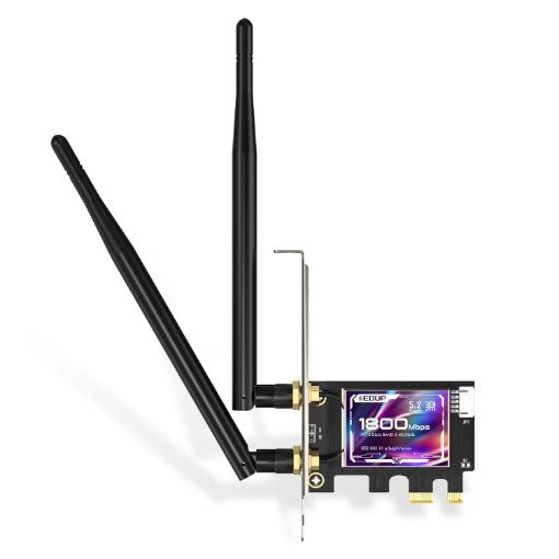 EDUP EP-9658 PCI-E WiFi 6 Card AX1800M Bluetooth 5.2 Dual Band Adapter - 1