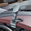 360 Rotation Car Dashboard Mount Phone Holder with Parking Sign (Black) - 6