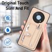 Huawei nova 14 Khaki Wristband Kickstand Card Wallet Case with Tool Knife - 9