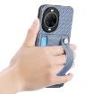 Huawei nova 14 Ultra Blue Wristband Kickstand Card Wallet Phone Case - 4