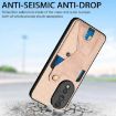 For Honor 400 Lite Carbon Fiber Wallet Phone Case - Black - 8