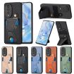 For Honor 400 Lite Green Carbon Fiber Wallet Flip Card Phone Case - 5