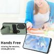 For Honor 400 Lite Green Carbon Fiber Wallet Flip Card Phone Case - 7