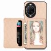 Huawei nova 14 Pro Carbon Fiber Magnetic Card Bag Case - Khaki - 1