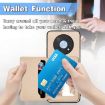 Huawei nova 14 Ultra Brown Carbon Fiber Magnetic Card Bag Phone Case - 6