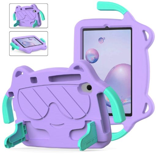 Samsung Galaxy Tab A 8.4 2020 T307 Shockproof Case Light Purple/Mint - 1