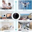 4K HD Night Vision WiFi Camera - R10 Remote Cell Phone Webcam (Black) - 4