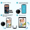 4K HD Night Vision WiFi Camera - R10 Remote Cell Phone Webcam (Black) - 6