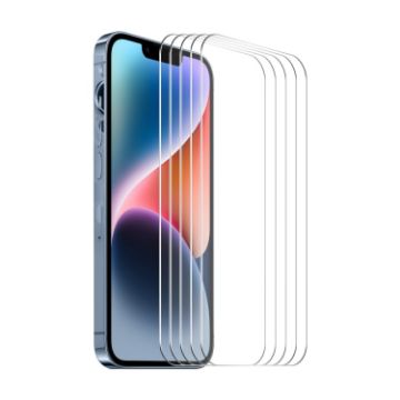 iPhone 15 ENKAY Tempered Glass Film 5pcs 0.26mm 9H 2.5D - 1