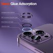 iPhone 15/15 Plus ENKAY AR Anti-reflection Camera Lens Glass Pink - 4