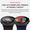 ET340 Smart Watch, 1.46" Color Screen, Health Monitoring, Black Silicone Strap - 4