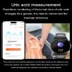 ET340 Smart Watch: 1.46" Color Screen, Leather Strap, Health Monitoring - 5