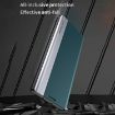 Samsung Galaxy A35 Light Blue Leather Phone Case with Electroplated Sides - 5