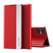 Samsung Galaxy A06 4G Red Leather Phone Case with Electroplated Sides - 1