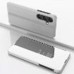 Samsung Galaxy S25+ 5G Silver Mirror Flip Leather Case with Holder - 1