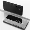 Samsung Galaxy S25 Ultra 5G Black Mirror Flip Leather Case with Holder - 1