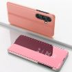 Samsung Galaxy A56 Rose Gold Mirror Flip Leather Case with Holder - 1