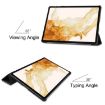 Samsung Galaxy Tab S9+ JUNSUNMAY Black Leather 3-Fold Stand Case - 5