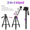 JMARY KP2254 Cell Phone SLR Tripod Stand - Blue, 3 Colors Available - 3