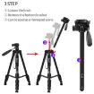 JMARY KP2254 Cell Phone SLR Tripod Stand - Blue, 3 Colors Available - 5