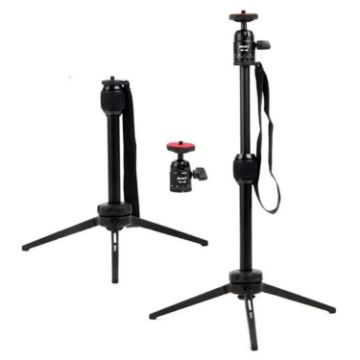 JMARY MT68 Aluminum Telescopic Portable Selfie Mini SLR Camera Tripod - 1