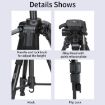 JMARY KP2234 Blue Telescopic Aluminum Tripod for Camera & Phone Streaming - 3
