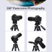JMARY KP2234 Blue Telescopic Aluminum Tripod for Camera & Phone Streaming - 5