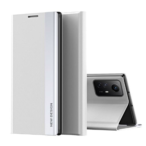 Xiaomi Redmi Note 12S Silver Electroplated Leather Phone Case - 1