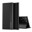 Xiaomi 13T Pro Black Leather Phone Case - Electroplated Adsorption - 1