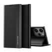 Xiaomi Redmi Note 12 4G Black Leather Phone Case with Electroplated Sides - 1