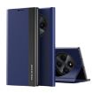 Xiaomi Redmi 14C Dark Blue Electroplated Leather Phone Case - 1