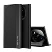 Xiaomi Redmi Note 14 Pro+ 5G Black Leather Phone Case Electroplated - 1